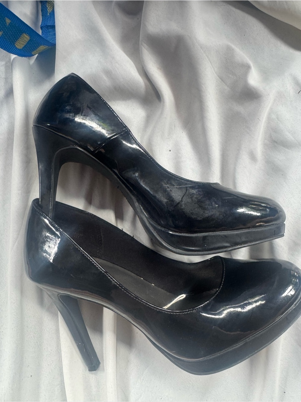 Classic Black Patent High Heel Pumps for Women